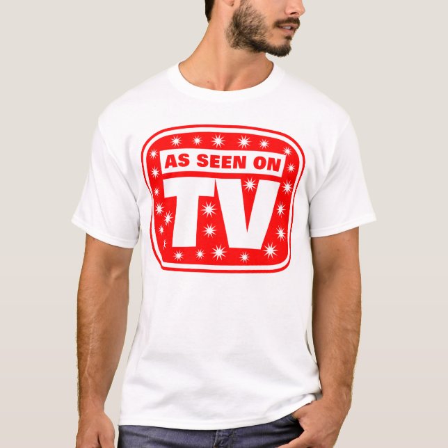 Camiseta Visto na TV - CH 2 Com Estrelas de Neve (Frente)
