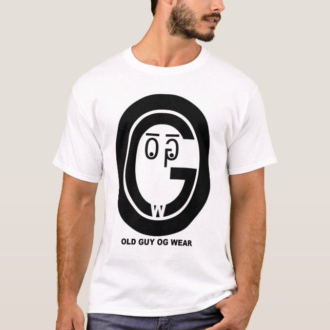 Camiseta Visto OG de Cara Antiga Wht (Frente)