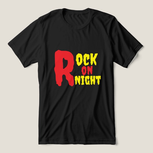 Camiseta Visto Rock On Night Mens (Design frontal)