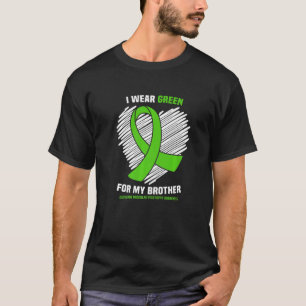 Camiseta Visto Verde Para Distrofia Muscular Do Irmão Duche