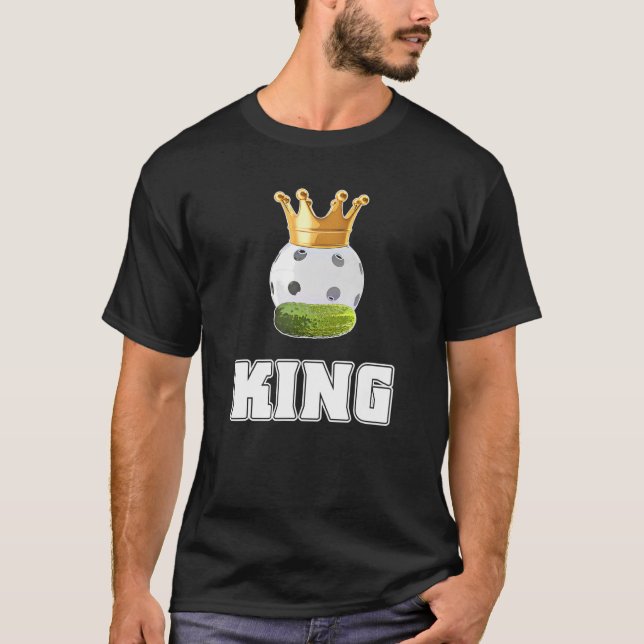 Camiseta Visual de troféu de picleball King Pickleball (Frente)