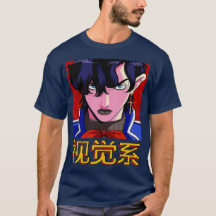 Camiseta Visual Kei JRock Japonês Rock Music Handsome