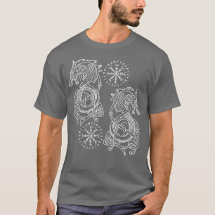 Camiseta Visualização da mitologia nórdica