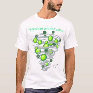 Camiseta Visualize Ervilhas Giratórias