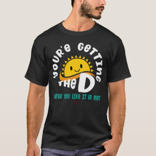 Camiseta Vitamina D vitamina para a saúde humana vitaminas
