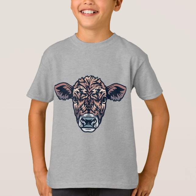 Camiseta Vitelo dos Amigos dos Animais de Exploração (Frente)