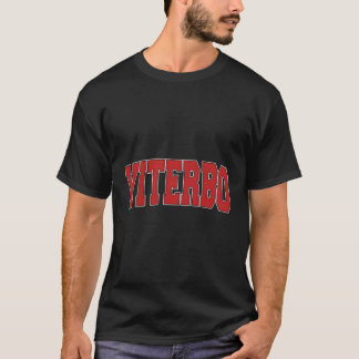 Camiseta Viterbo Itália Varsity Style Vintage Retro Italian