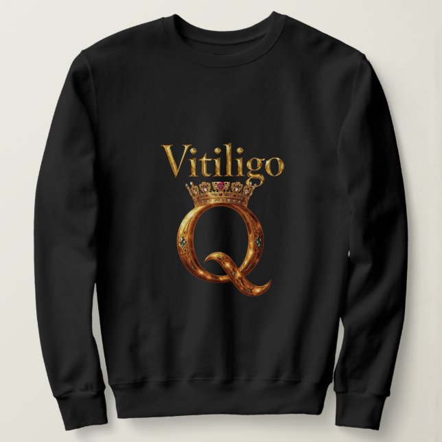 Camiseta Vitiligo Royalty (Frente do Design)