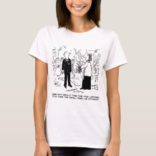 Camiseta Vítima de Casamento do Serviço de Igreja diz nã