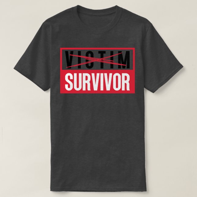 Camiseta Vítima do Sobrevivente 1 (Frente do Design)