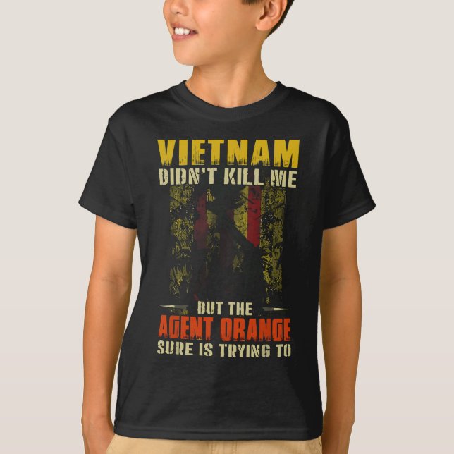 Camiseta Vítimas Militares do Agente Laranja da Guerra do V (Frente)