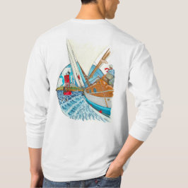 Camiseta Vito Dumas yacht-T navegando em Port Townsend WA