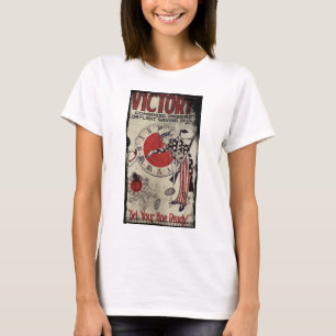 Camiseta Vitória com o tempo WWII das economias de luz do