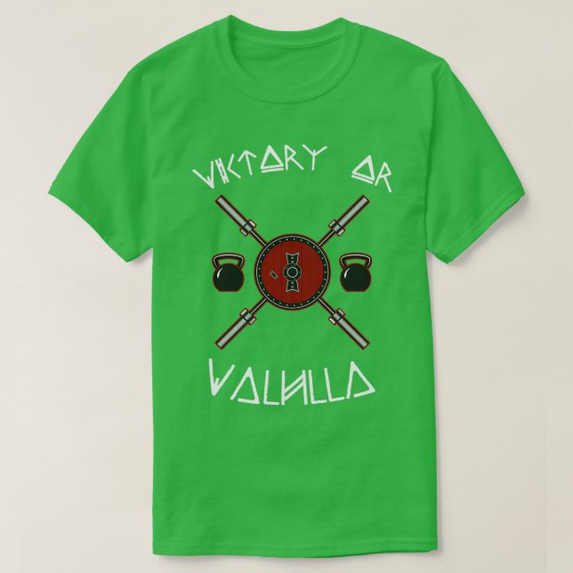 Camiseta Vitória ou Valhalla 7 (Frente do Design)