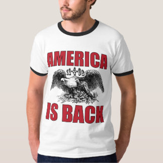 Camiseta Vitórias de Obama - América está para trás
