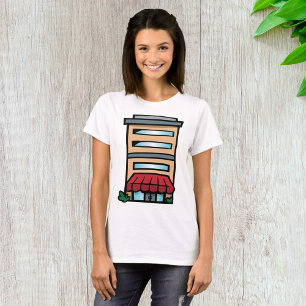 Camiseta Vitrine e Edifício de Escritórios