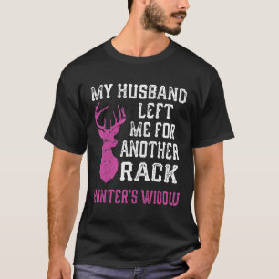 Camiseta Viúva de Caçador Dia de Abertura Caça ao Veado Pia