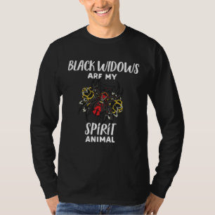 Camiseta Viúvas Negras São Meu Animal Espiritual Aranha