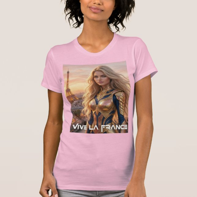 CAMISETA VIVA A FRANÇA - PARIS (Frente)