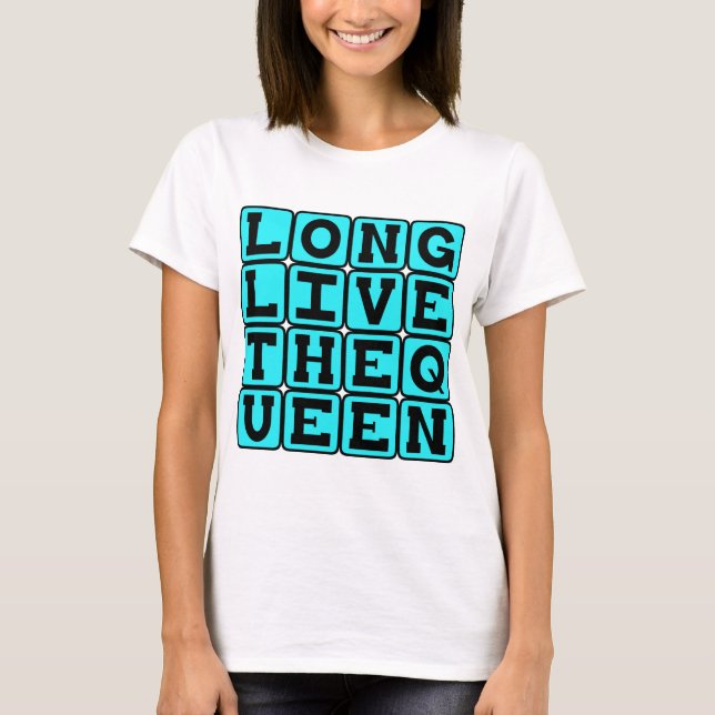 Camiseta Viva a Rainha, Desejo Britânico (Frente)