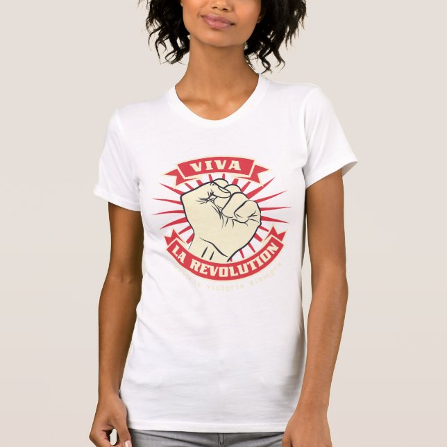 Camiseta Viva a revolução (Frente)