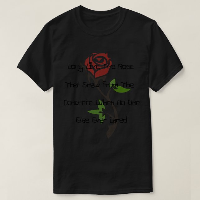 Camiseta Viva A Rosa Que Cresceu Do Concreto Quando (Frente do Design)