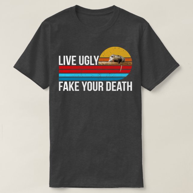 Camiseta viva a sua morte feia (Frente do Design)