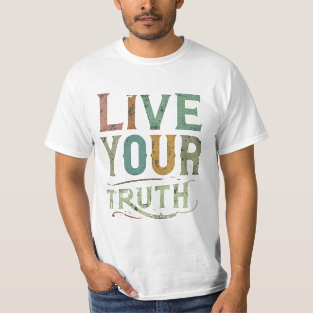 Camiseta Viva a sua verdade (Frente)