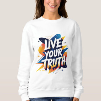 Camiseta Viva a sua verdade - Tipografia Motivacional Vibra
