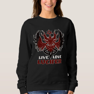 Camiseta Viva Amar Lúcifer Satanismo Satan Baphomet Ocultis
