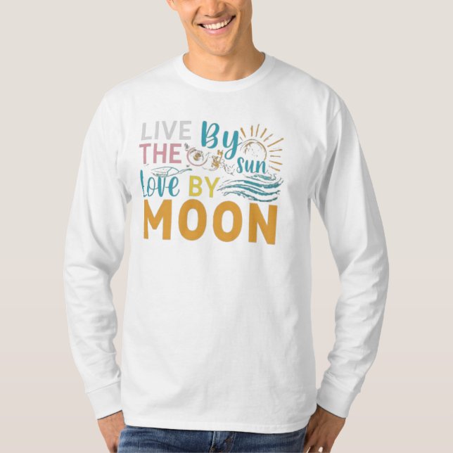 CAMISETA VIVA AO SOL, AMOR PELA LUA. (Frente)