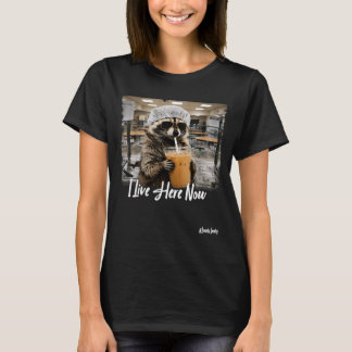 Camiseta Viva Aqui Agora Guaxinim Senhora do Almoço Primeir