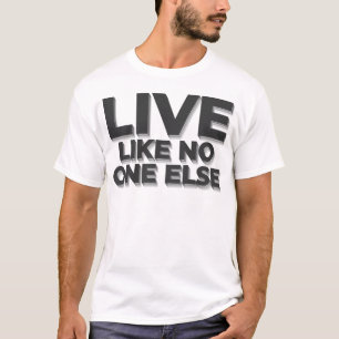 Camiseta Viva como ninguém, Dave Ramsey citação