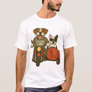Camiseta Viva como um cão