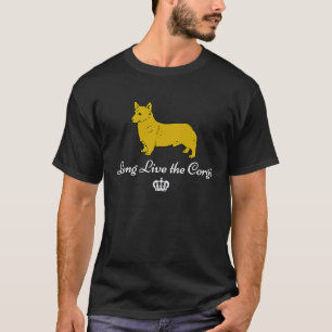 Camiseta Viva Corgi Cães Reais Pembroke Monarquia do Reino