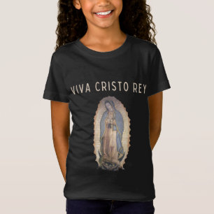 Camiseta Viva Cristo Rei Nossa Senhora de Guadalupe Católic
