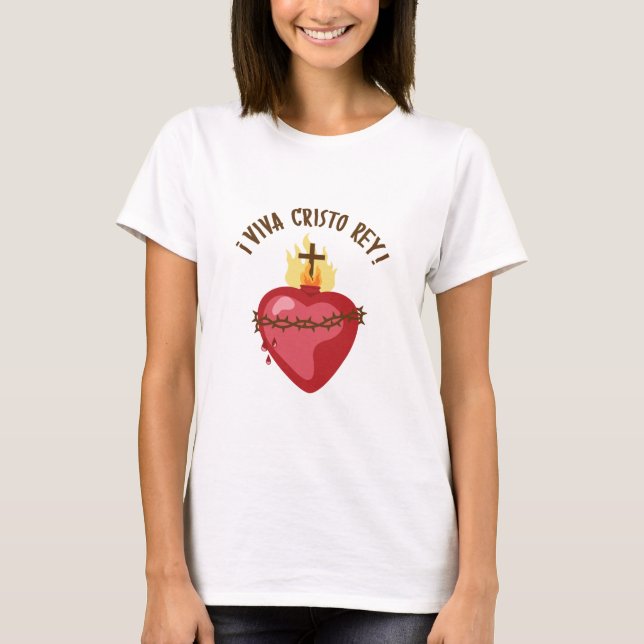 Camiseta Viva Cristo Rey (Frente)