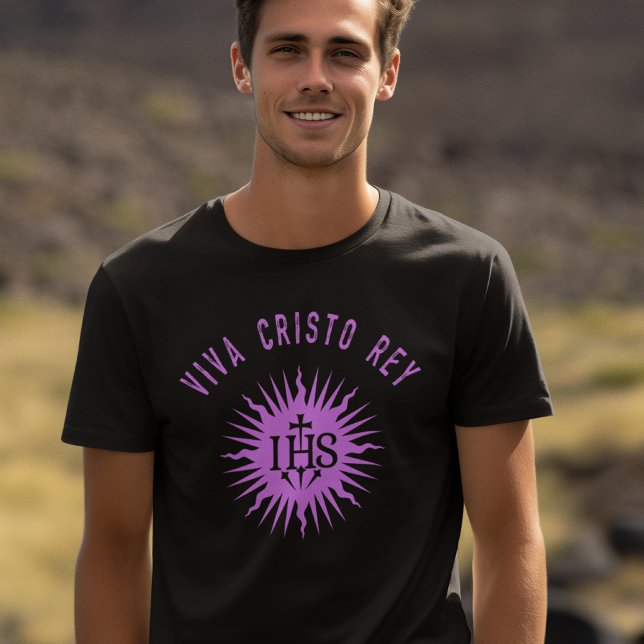 Camiseta Viva Cristo Rey Cristeros Católicos Presente (Criador carregado)