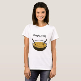 Camiseta Viva – Design de Desenho Animado Fofo e Positivo