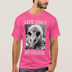 Camiseta Viva Falso Sua Morte Engraçada Citações