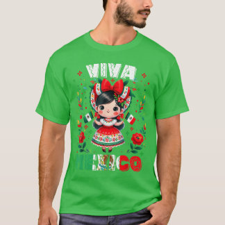 Camiseta Viva Garotas Bandeira Dia da Independência Meico M