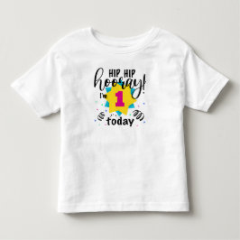 Camiseta Viva Hip Hip Hoje Eu Faço Um Ano