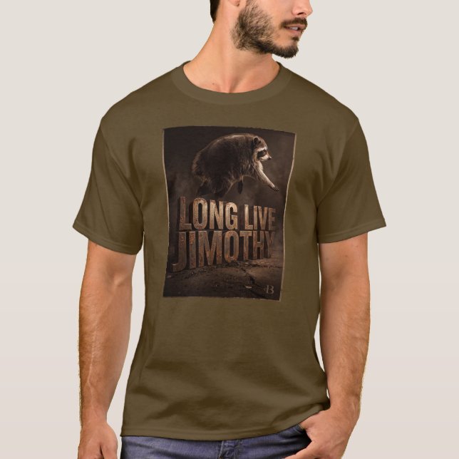 Camiseta Viva Jimothy Raccoon  (Frente)