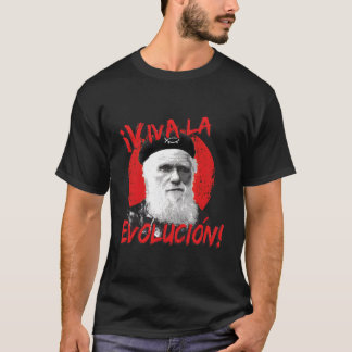 Camiseta Viva La Evolucion Darwin
