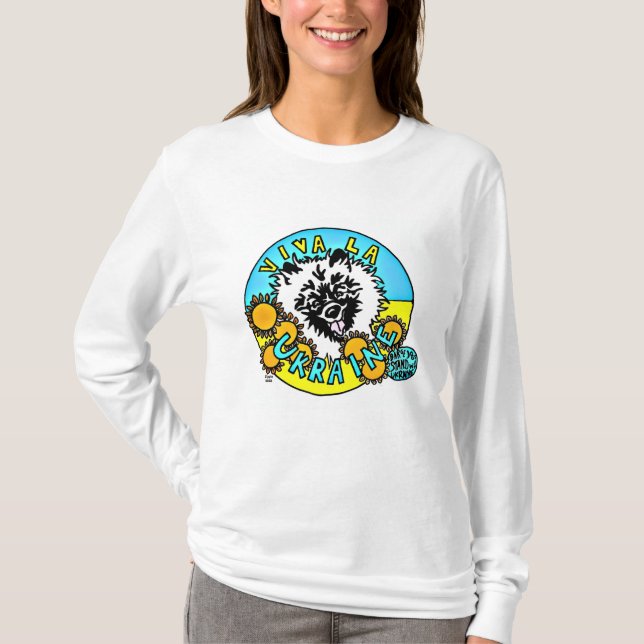 Camiseta Viva la Ucrânia (Frente)