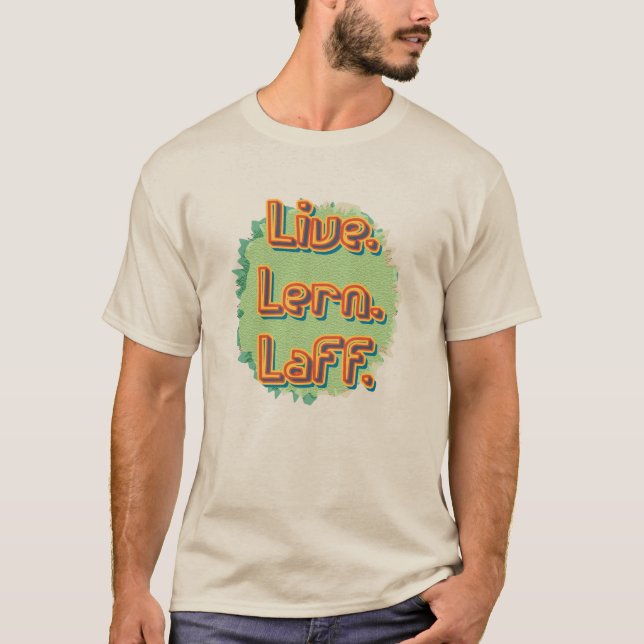 Camiseta Viva. Lern. Laff. Gfx-03 (Frente)