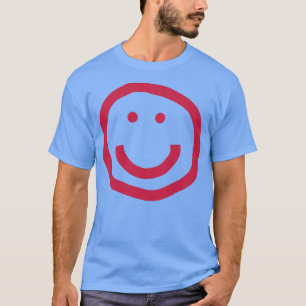 Camiseta Viva Magenta Smiley face Pantone Cor do Ano