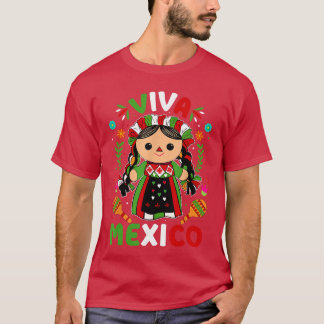 Camiseta Viva Meico Dia da Independência Meicana Mulheres M
