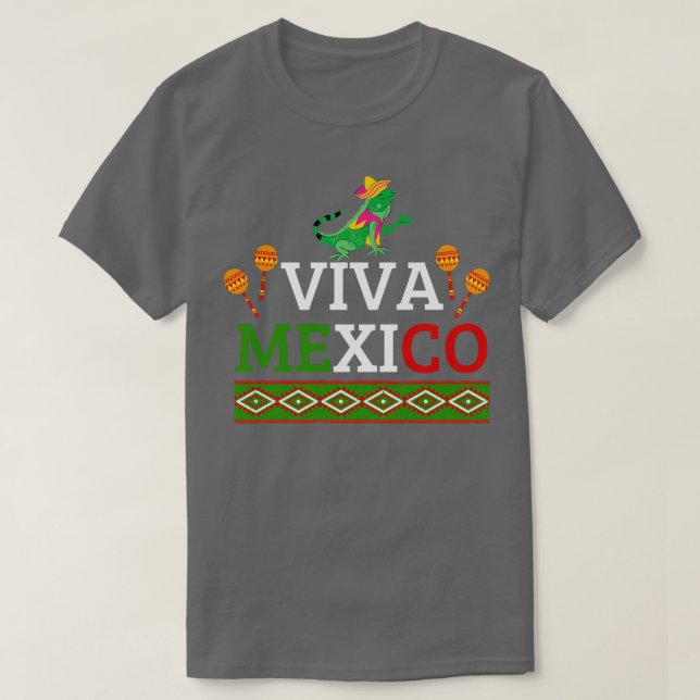 Camiseta viva méxico (Frente do Design)
