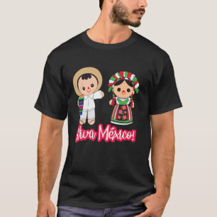 Camiseta Viva México Cabrones Bandeira do Orgulho Mexicano